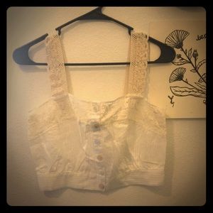 Lace cami ivory